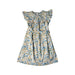 A Multicolour Short Sleeve Dresses from Le Petit Society in size 5T for girl. (Front View)