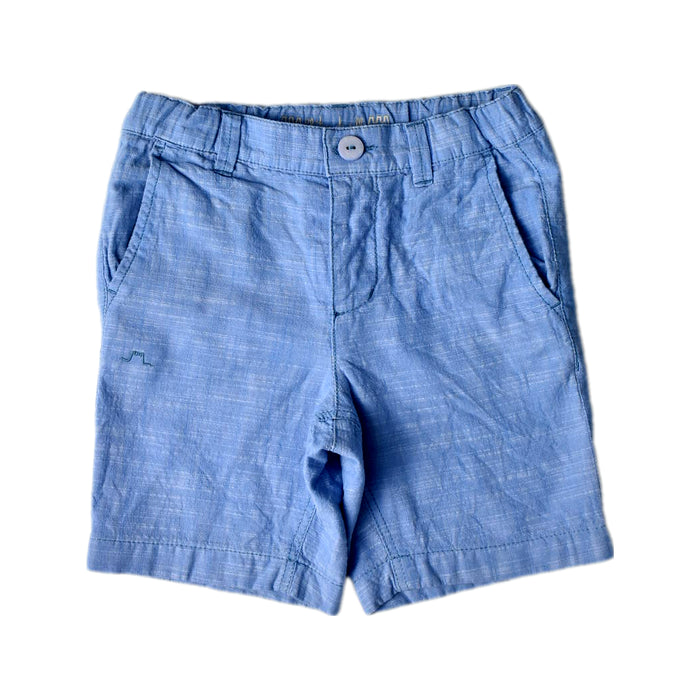 A Blue Shorts from Chateau de Sable in size 3T for boy. (Front View)