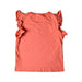 A Peach Sleeveless Tops from Petit Bateau in size 6T for girl. (Back View)