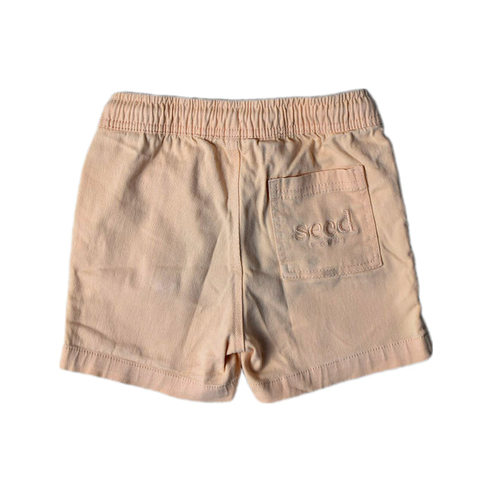 A Peach Shorts from Seed in size 4T for boy. (Back View)