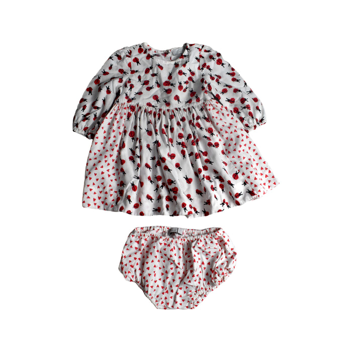 A Red Skirt Sets from Stella McCartney in size 12-18M for girl. (Front View)