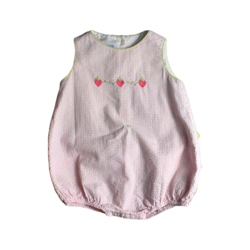 A Pink Sleeveless Rompers from Anavini in size 6T for girl. (Front View)