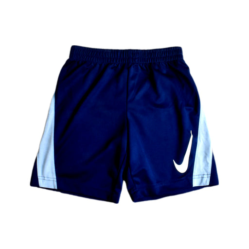 A Navy Shorts from Nike in size 5T for boy. (Front View)