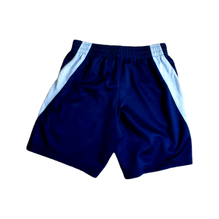 A Navy Shorts from Nike in size 5T for boy. (Back View)