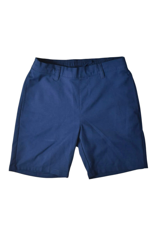 A Navy Shorts from Adidas in size 11Y for boy. (Front View)