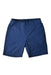 A Navy Shorts from Adidas in size 11Y for boy. (Front View)