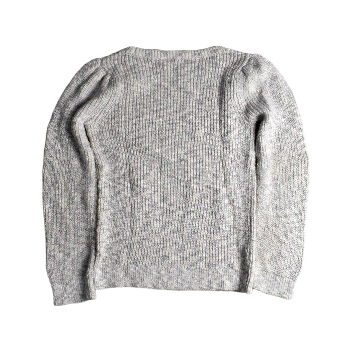 A Grey Knit Sweaters from Seed in size 8Y for girl. (Back View)