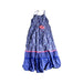 A Blue Sleeveless Dresses from Monsoon in size 9Y for girl. (Front View)