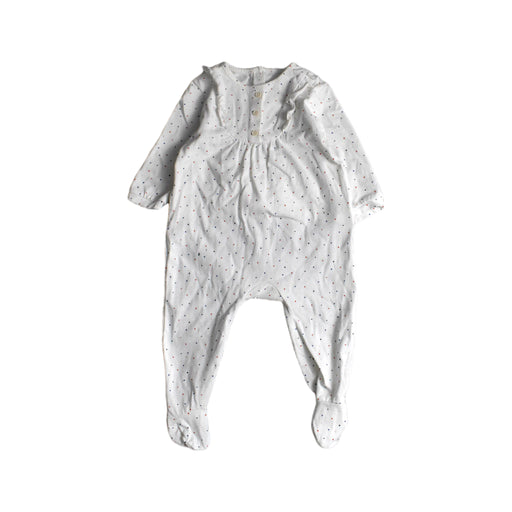 A White Onesies from Carrément Beau in size 6-12M for girl. (Front View)