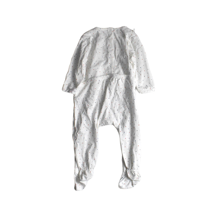 A White Onesies from Carrément Beau in size 6-12M for girl. (Back View)