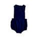 A Blue Sleeveless Rompers from Carrément Beau in size 6-12M for girl. (Back View)