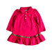 A Pink Long Sleeve Dresses from Ralph Lauren in size 6-12M for girl. (Front View)