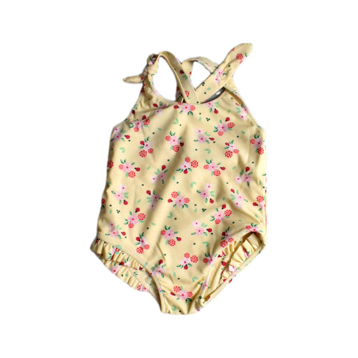 A Yellow Sleeveless Rompers from Sergent Major in size 12-18M for girl. (Front View)
