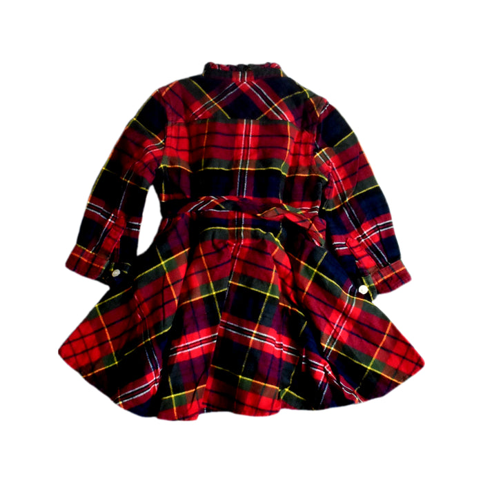 A Multicolour Long Sleeve Dresses from Ralph Lauren in size 6-12M for girl. (Back View)