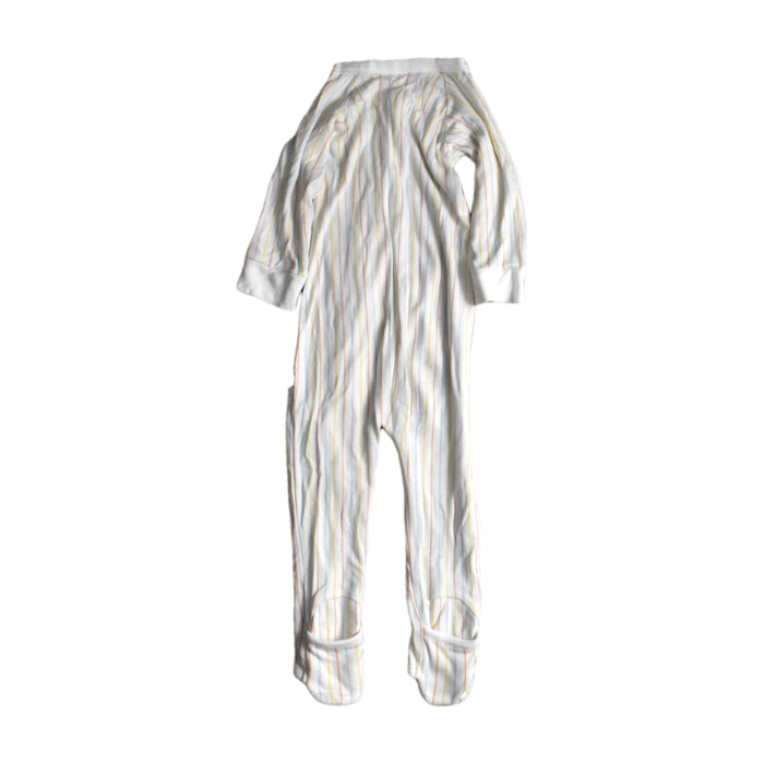 A White Onesies from Kays + Kins in size 6-12M for girl. (Back View)