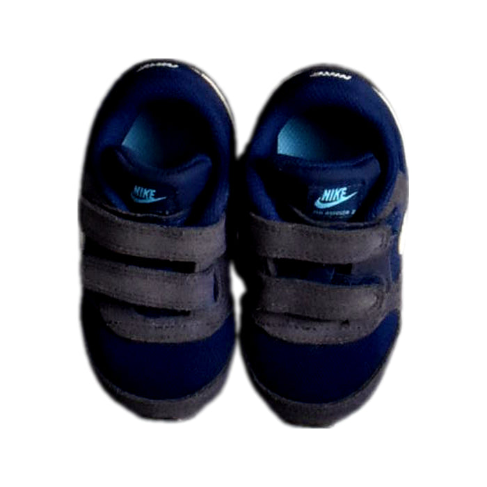 A Blue Sneakers from Nike in size 18-24M for neutral. (Back View)