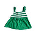 A Green Sleeveless Dresses from Boden in size 3T for girl. (Front View)