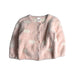 A Pink Cardigans from Hanna Andersson in size 3T for girl. (Front View)