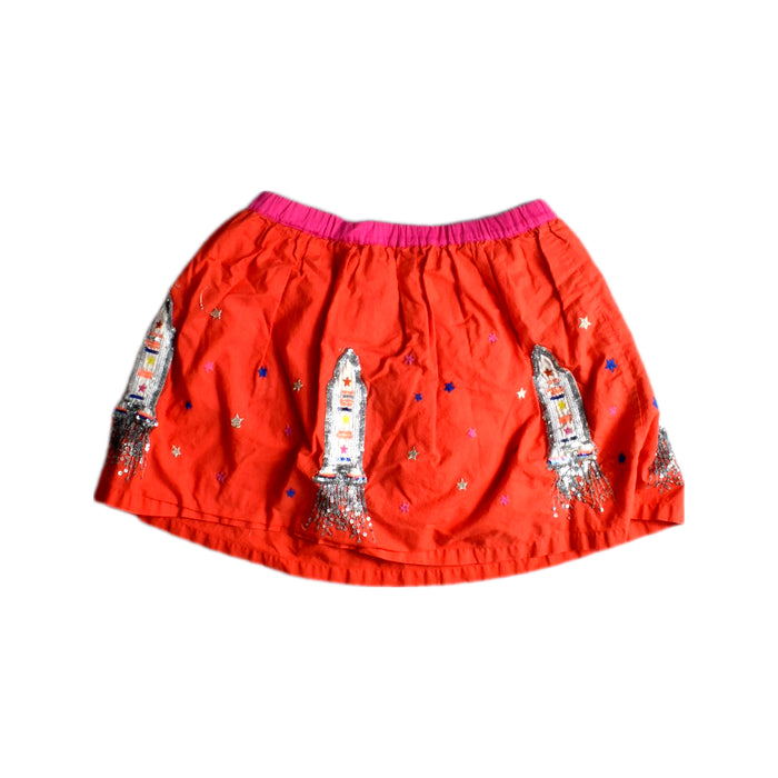 A Red Short Skirts from Boden in size 6T for girl. (Back View)