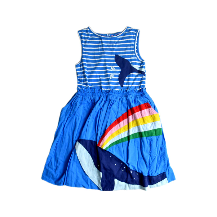 A Multicolour Sleeveless Dresses from Boden in size 9Y for girl. (Front View)