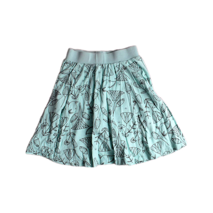 A Teal Mid Skirts from Tea in size 8Y for girl. (Front View)