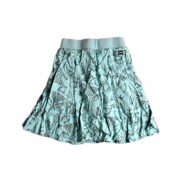 A Teal Mid Skirts from Tea in size 8Y for girl. (Back View)