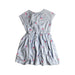 A Blue Short Sleeve Dresses from Joules in size 6T for girl. (Back View)