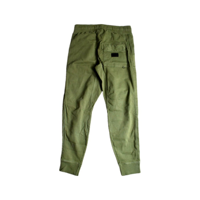 A Green Sweatpants from Mini Munster in size 10Y for boy. (Back View)