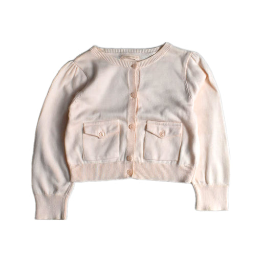 A Ivory Cardigans from Gingersnaps in size 6T for girl. (Front View)
