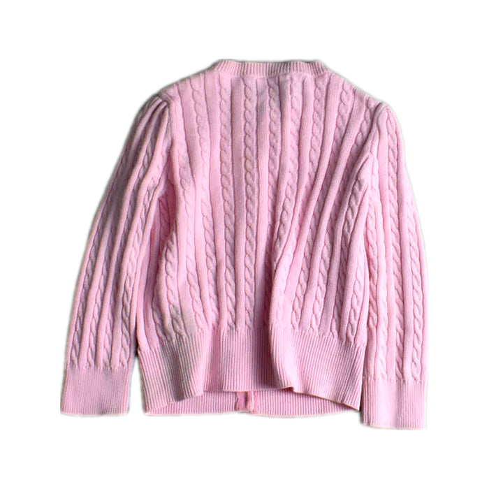 A Pink Cardigans from Polo Ralph Lauren in size 2T for girl. (Back View)
