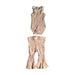 A Peach Pants Sets from RZ by Rachel Zoe in size 6-12M for girl. (Front View)