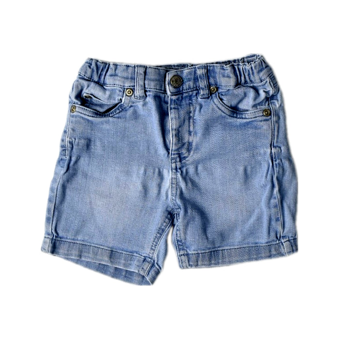 A Blue Shorts from Chateau de Sable in size 3T for boy. (Front View)