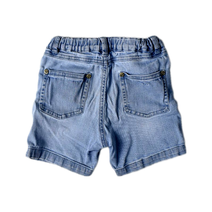 A Blue Shorts from Chateau de Sable in size 3T for boy. (Back View)