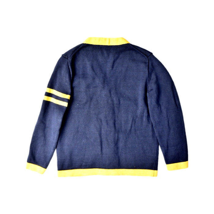A Navy Cardigans from Polo Ralph Lauren in size 6T for boy. (Back View)