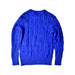 A Blue Knit Sweaters from Polo Ralph Lauren in size 5T for boy. (Back View)