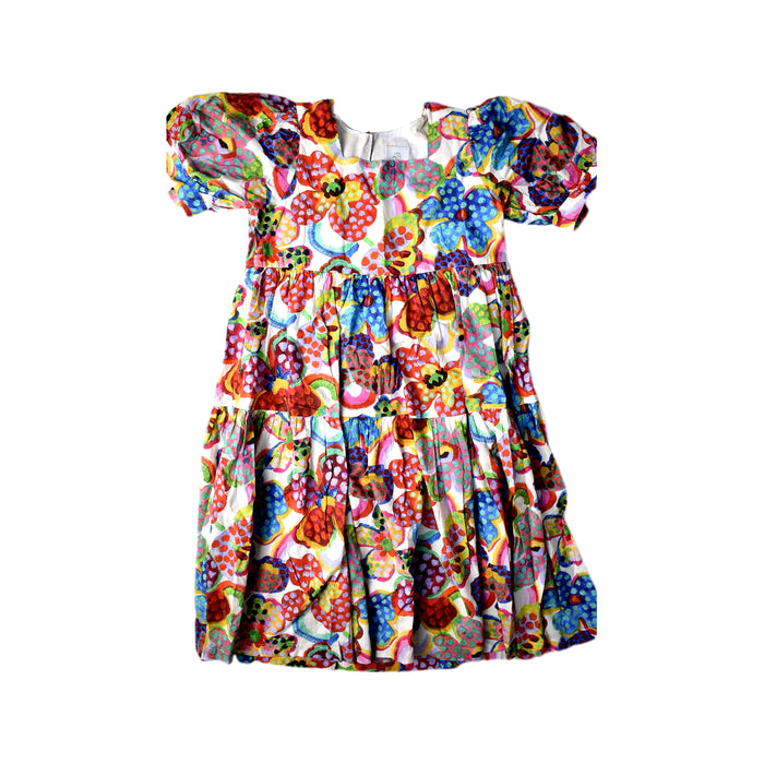 A Multicolour Short Sleeve Dresses from Bochechas in size 8Y for girl. (Front View)
