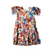 A Multicolour Short Sleeve Dresses from Bochechas in size 8Y for girl. (Front View)