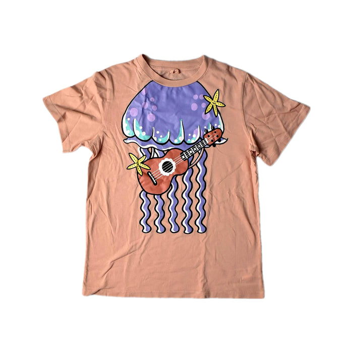 A Pink Short Sleeve T Shirts from Stella McCartney in size 10Y for girl. (Front View)
