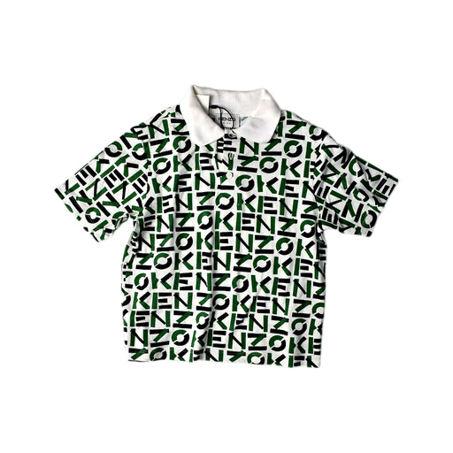 A White Short Sleeve Shirts from Kenzo in size 6T for boy. (Front View)