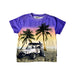 A Purple Short Sleeve T Shirts from Molo in size 4T for boy. (Front View)