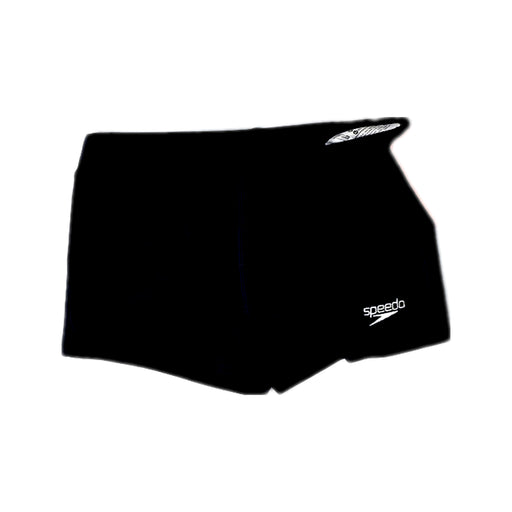 A Navy Swim Shorts from Speedo in size 7Y for boy. (Front View)