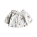 A White Long Sleeve Tops from Louise Misha in size 3-6M for girl. (Front View)