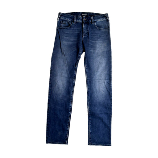 A Blue Jeans from Armani in size 12Y for boy. (Front View)