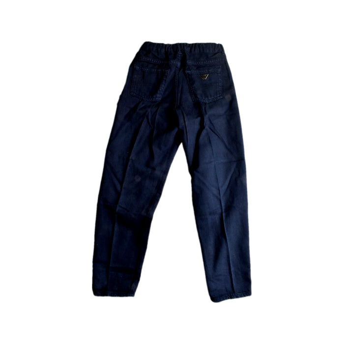 A Navy Casual Pants from Armani in size 10Y for boy. (Back View)