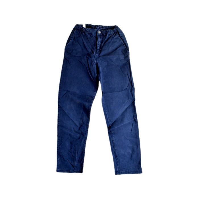 A Blue Casual Pants from Jacadi in size 12Y for boy. (Front View)