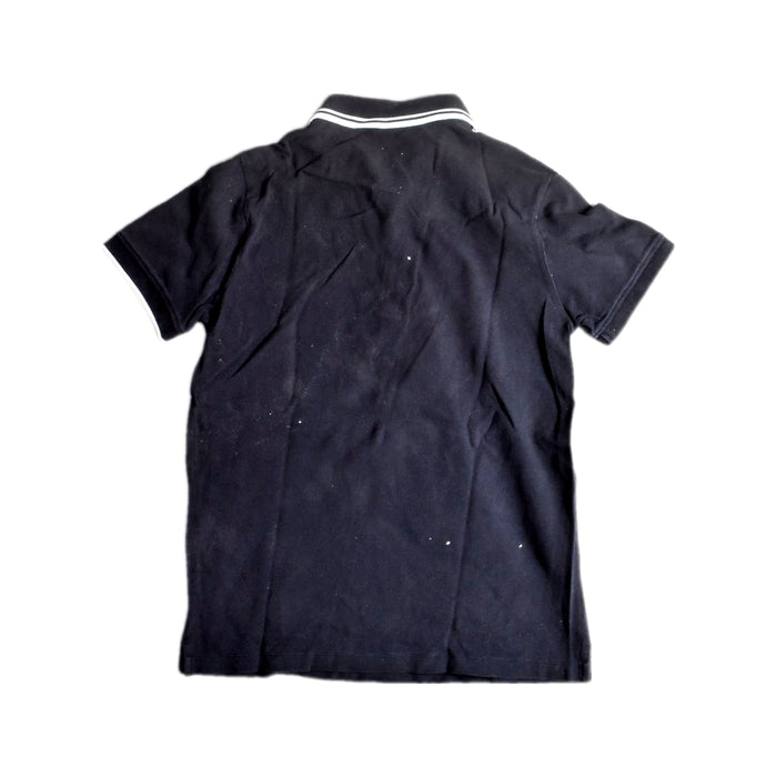 A Black Short Sleeve Polos from Armani in size 12Y for boy. (Back View)