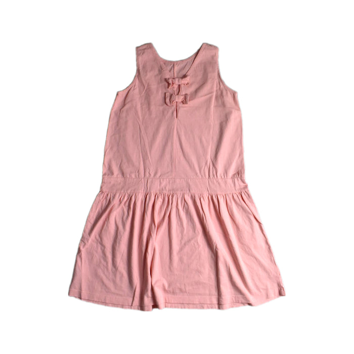 A Pink Sleeveless Dresses from Crewcuts in size 12Y for girl. (Back View)