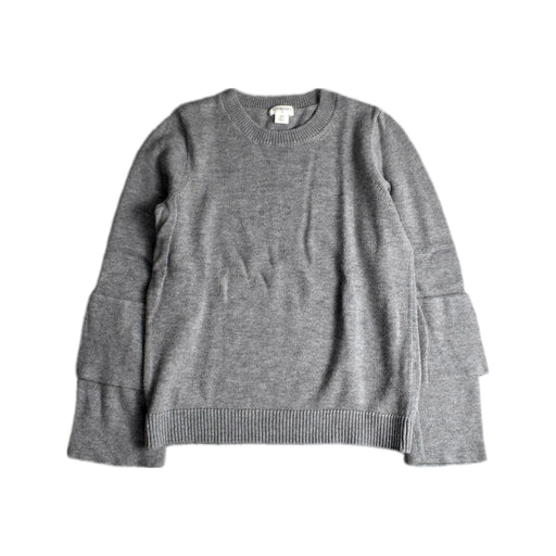 A Grey Knit Sweaters from Crewcuts in size 10Y for girl. (Front View)