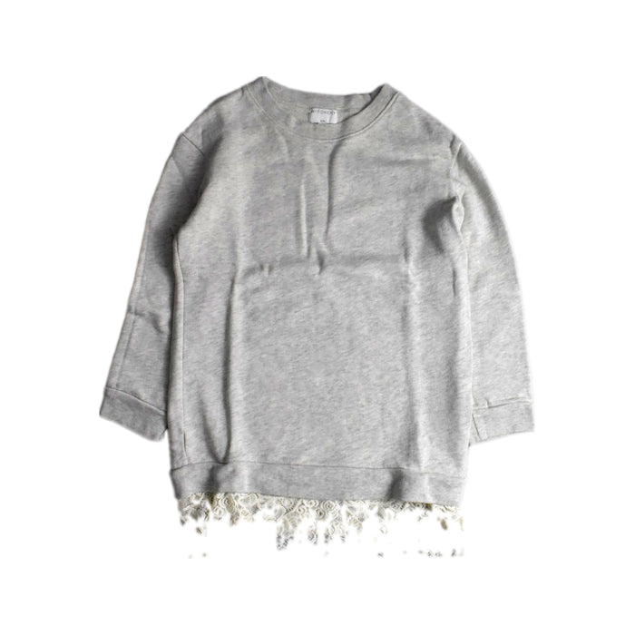 A Beige Long Sleeve Tops from Witchery in size 7Y for girl. (Front View)