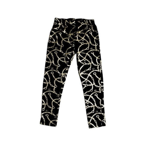A Black Leggings from Juicy Couture in size 8Y for girl. (Front View)